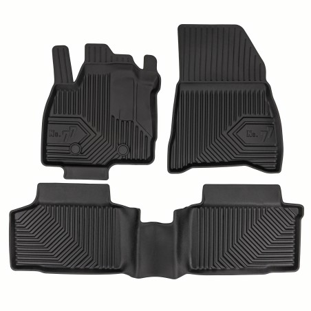 Tappetini compatibili con Dacia Duster III Mild Hybrid dal 2024 in poi, su misura in Gomma TPE